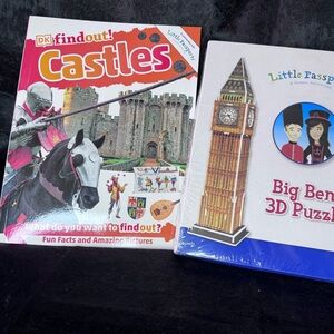 Little Passports- Big Ben 3D Puzzle Castles Book Set